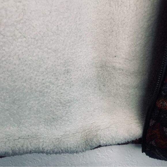 Civil Society Wool Blend Jacket Sherpa Lined Aztec Print Shacket Cabincore Sz L - Picture 10 of 14